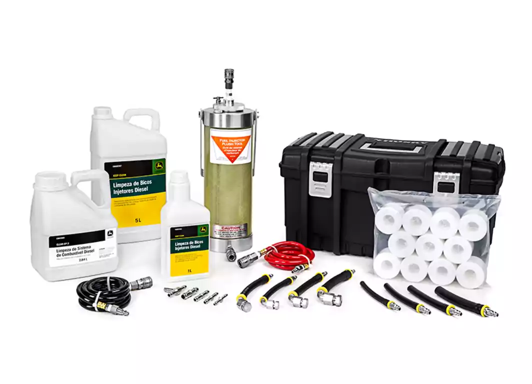 produtos para limpeza do sistema de combustivel John Deere